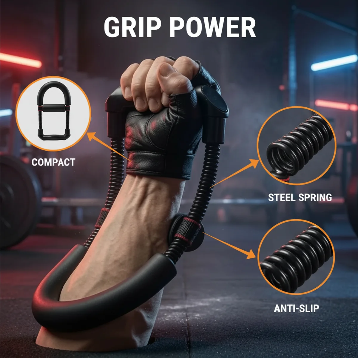 Professional Hand Grip Strengthener by AlphagearX BD for forearm strength in Bangladesh.