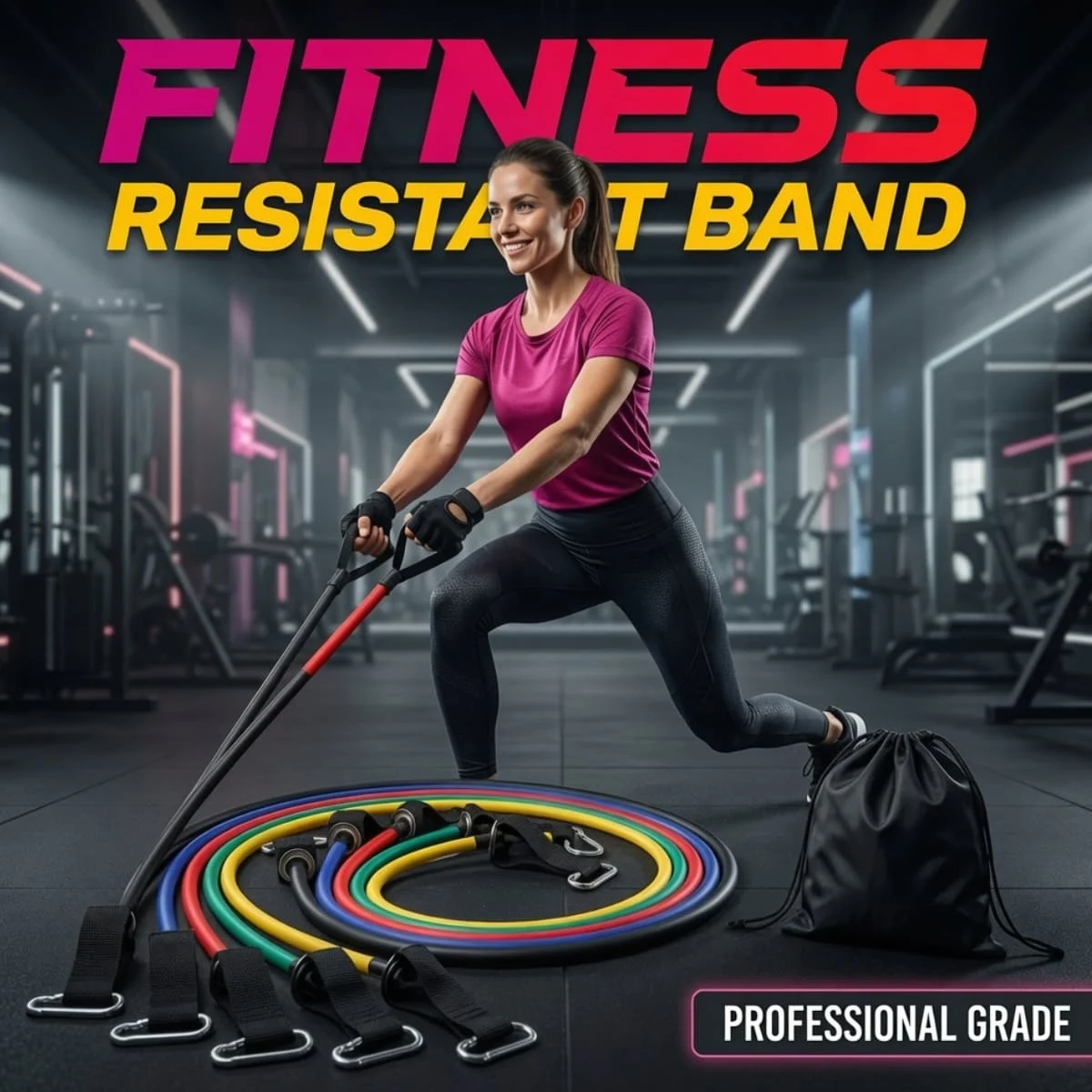 Professional Resistance Bands Set