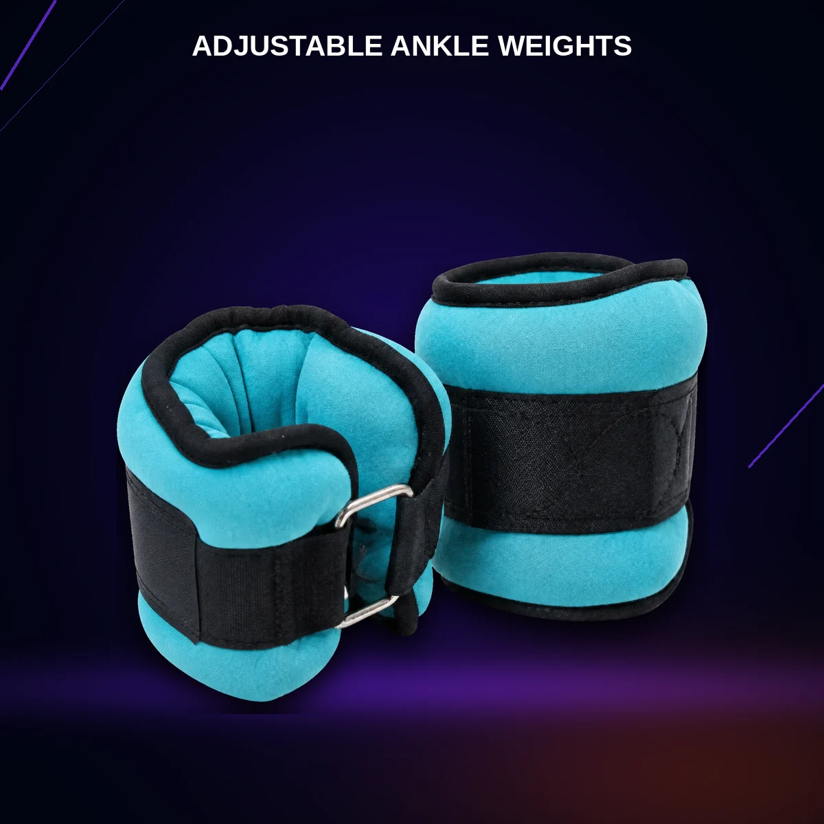 Premium Adjustable Wrist & Ankle Weights by AlphagearX BD for home gym leg toning in Bangladesh