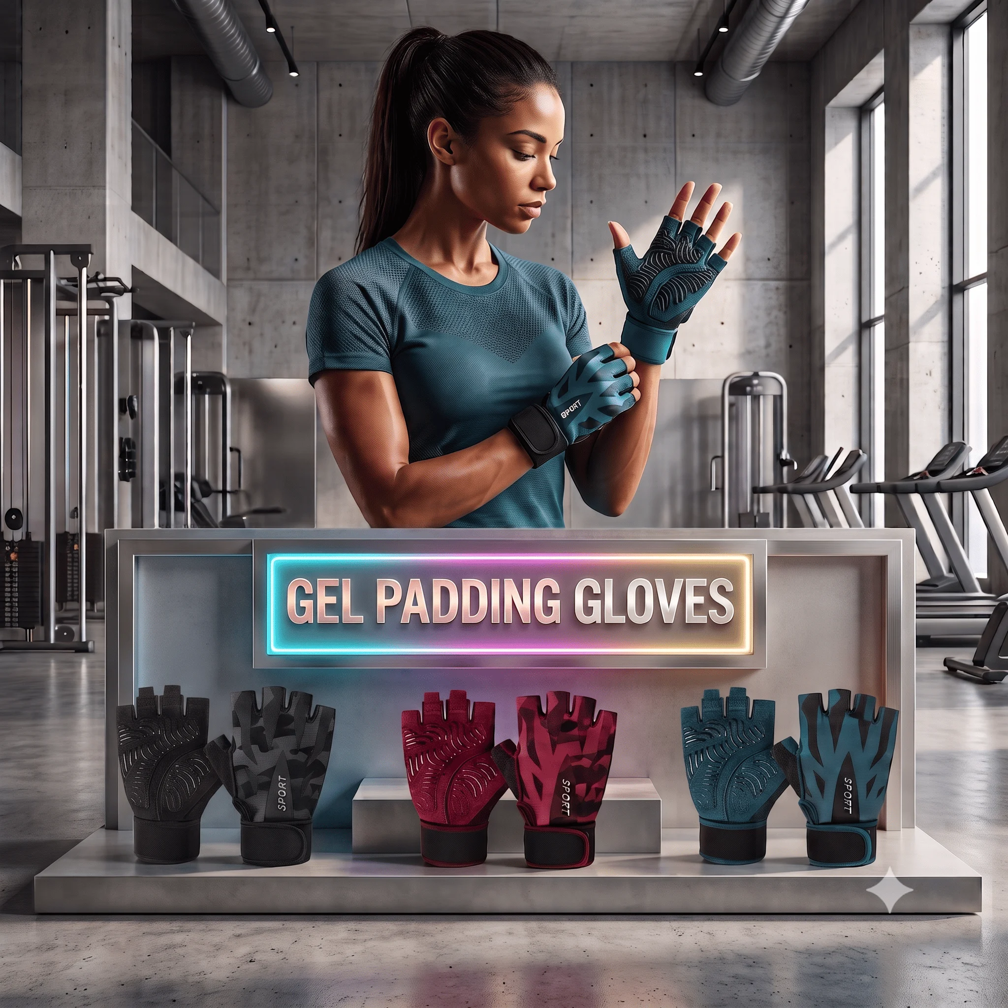 Alpha Gel Padding Gloves by AlphagearX BD for palm protection and gym workouts in Bangladesh.