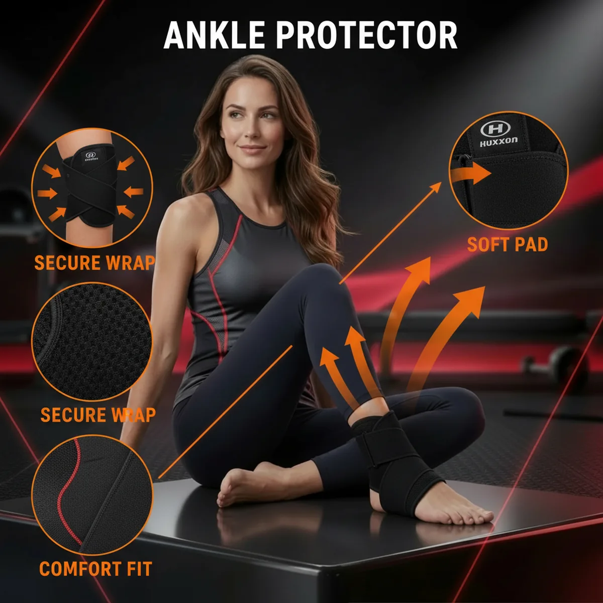 Pain Relief Ankle Protector by AlphagearX BD for injury recovery and support in Bangladesh.