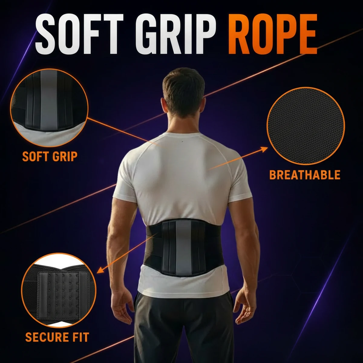 premium-back-support-belt Back Support Belt by AlphagearX BD for spinal stability and pain relief in Bangladesh.