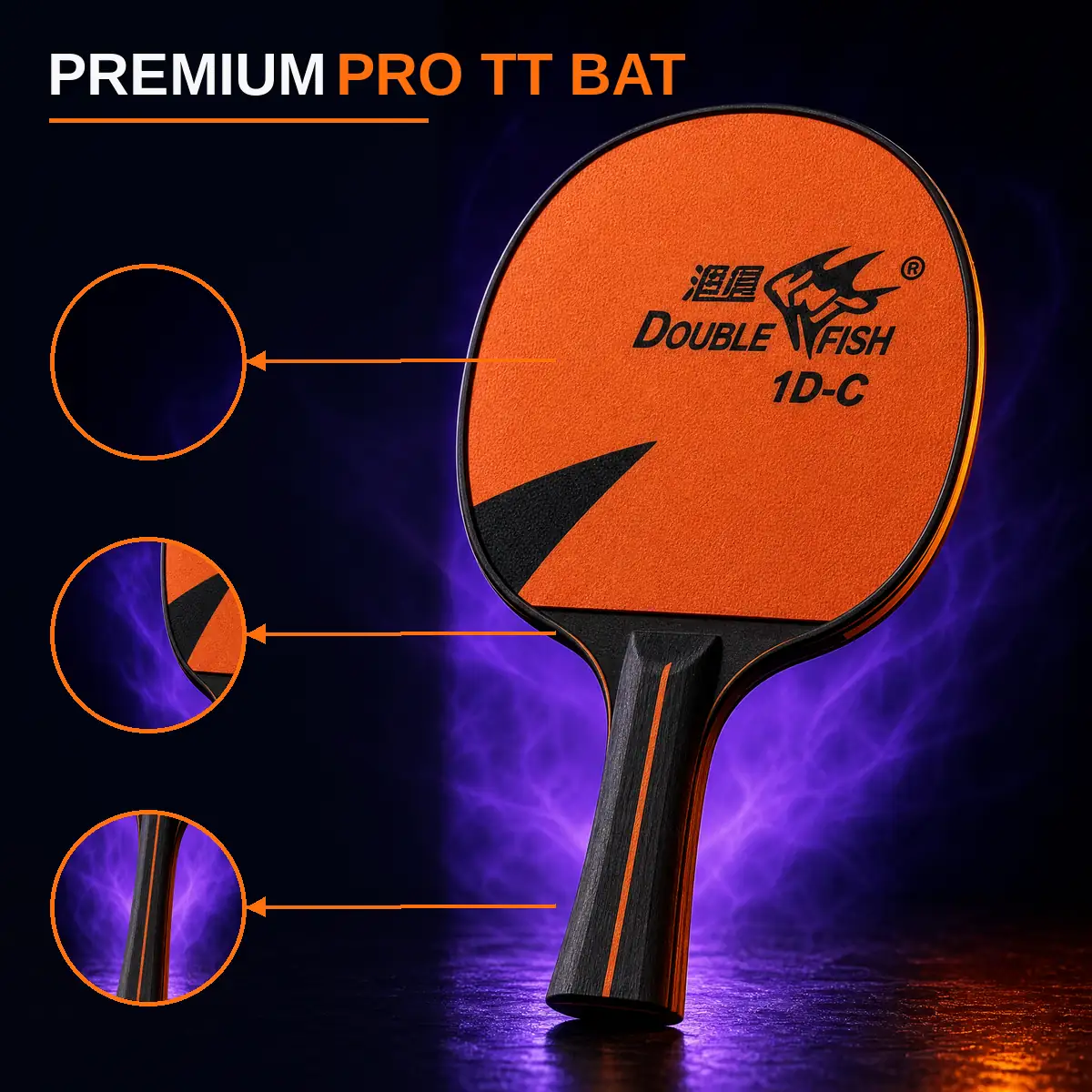 premium_pro_tt_bat Pro TT Bat by AlphagearX BD for table tennis training and competitive play in Bangladesh.
