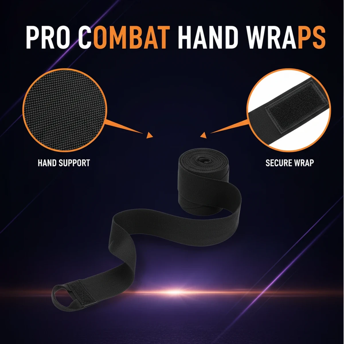 AlphagearX Pro Combat Hand Wraps by AlphagearX BD for boxing and MMA training in Bangladesh.
