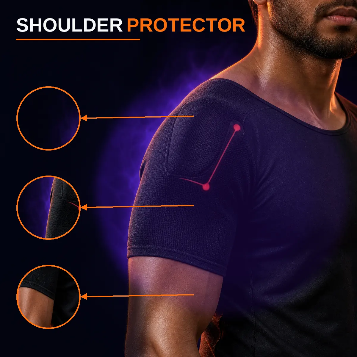 Shoulder Protector Brace by AlphagearX BD for joint stability and injury prevention in Bangladesh.