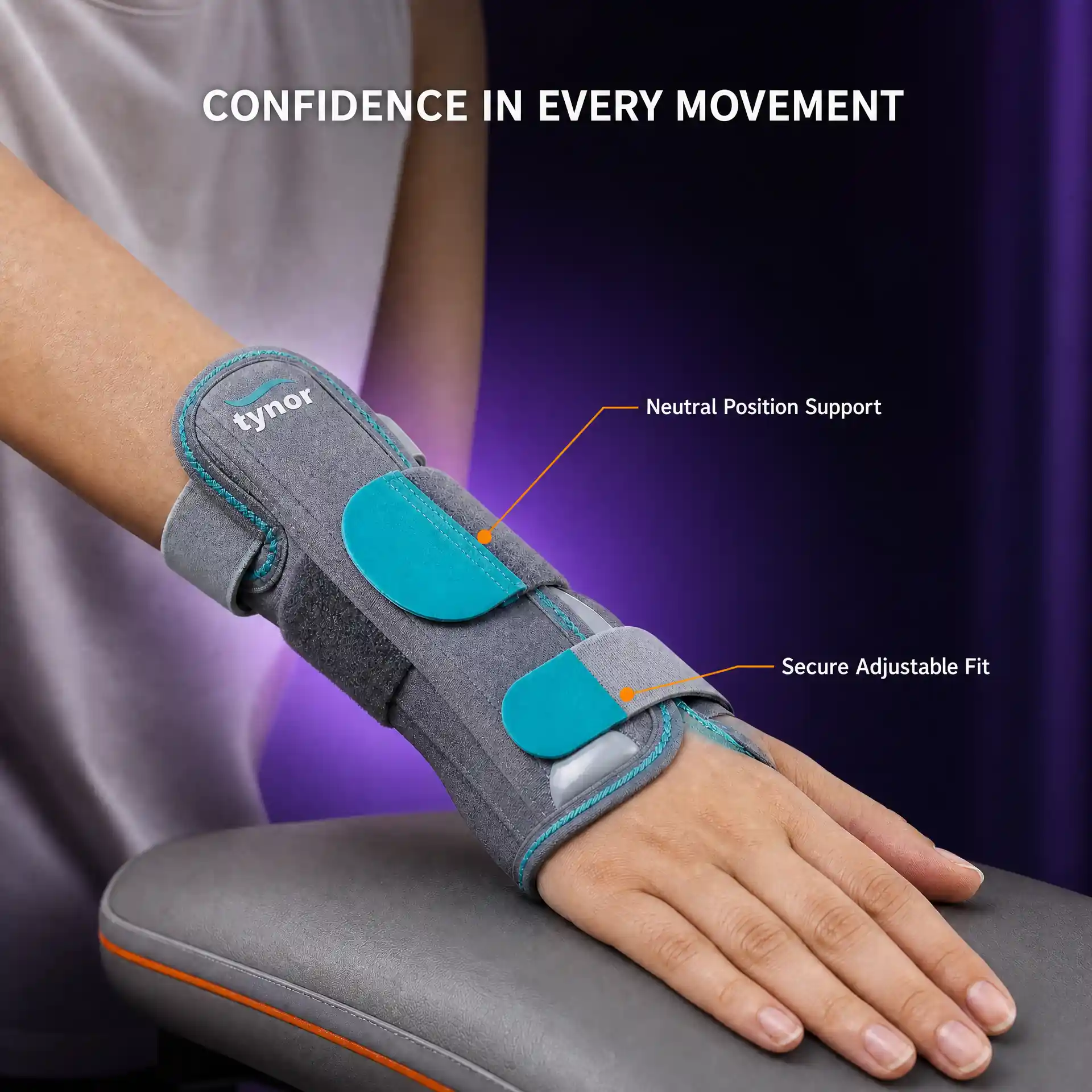 Premium Wrist Splint by AlphagearX BD for carpal tunnel relief and joint support in Bangladesh.