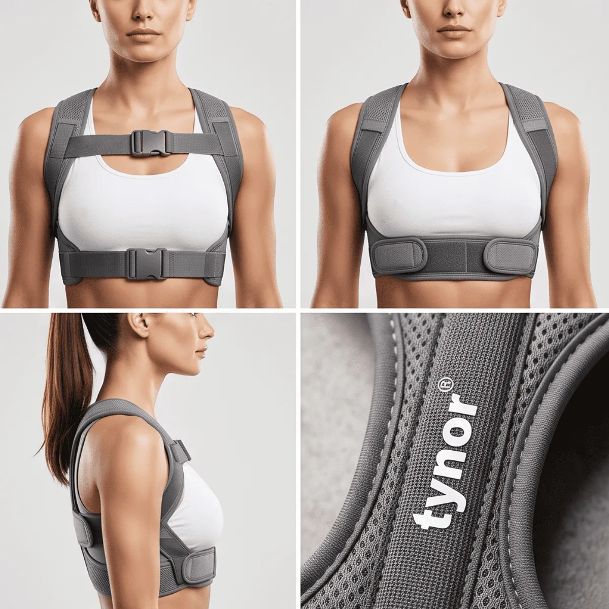 Upper Back Posture Corrector by AlphagearX BD for posture correction and back pain relief in Bangladesh.