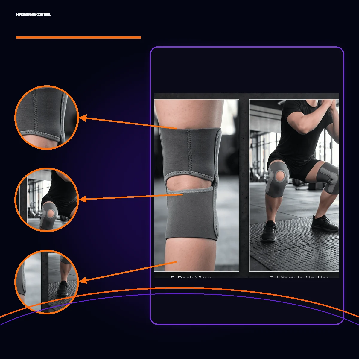 Adjustable Hinged Knee Brace by AlphagearX BD for post-surgery recovery and knee stabilization in Bangladesh.