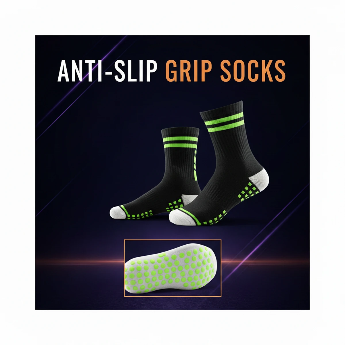 Anti-Slip Performance Grip Socks by AlphagearX BD for maximum traction and agility in Bangladesh.