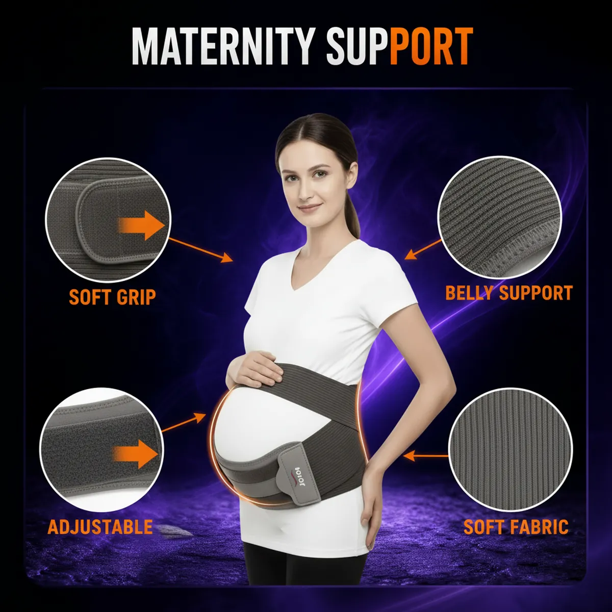 Maternity Support Belt by AlphagearX BD for pregnancy belly support and back pain relief in Bangladesh.