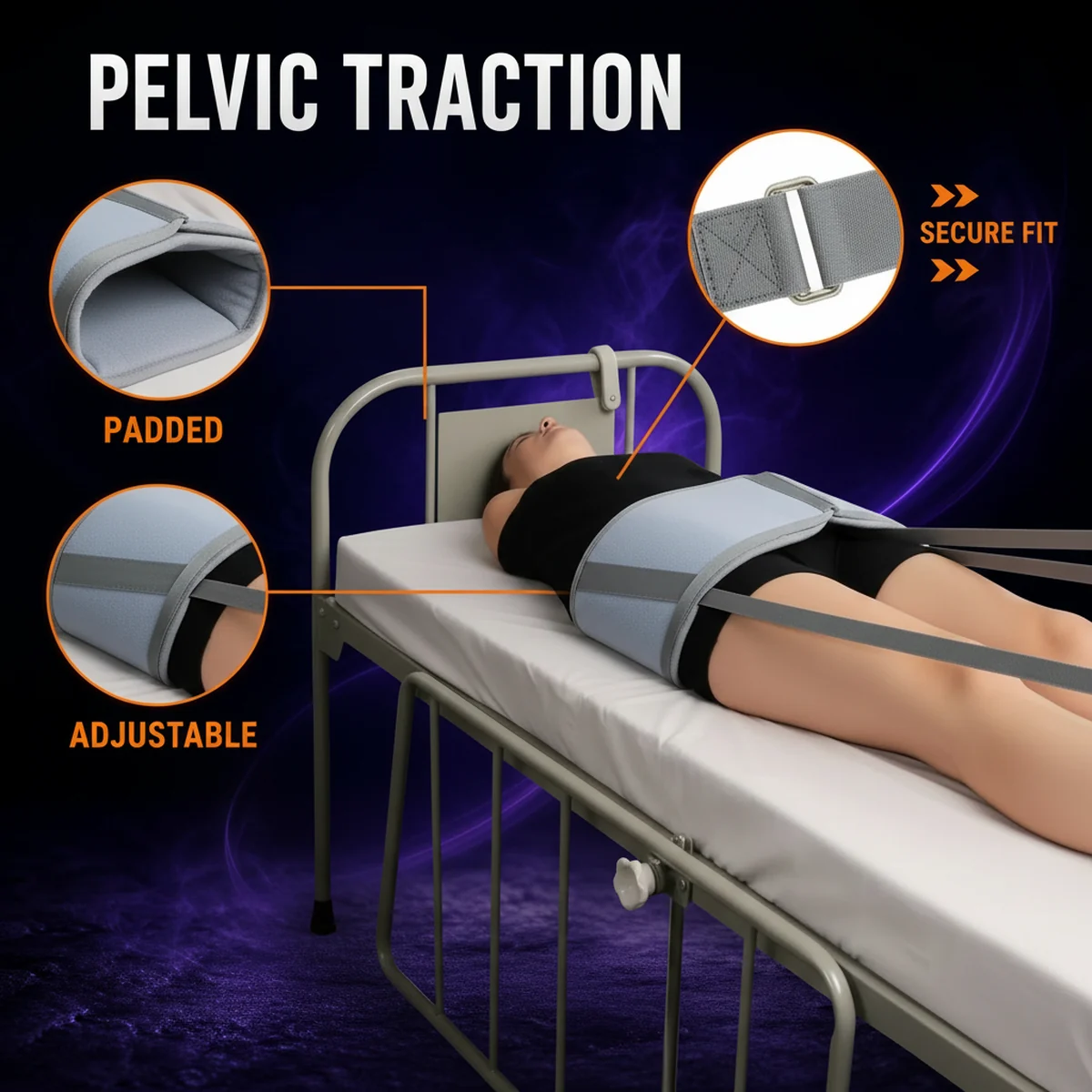 premium-pelvic-traction-kit Pelvic Traction Kit by AlphagearX BD for lower back pain relief and spinal decompression in Bangladesh.