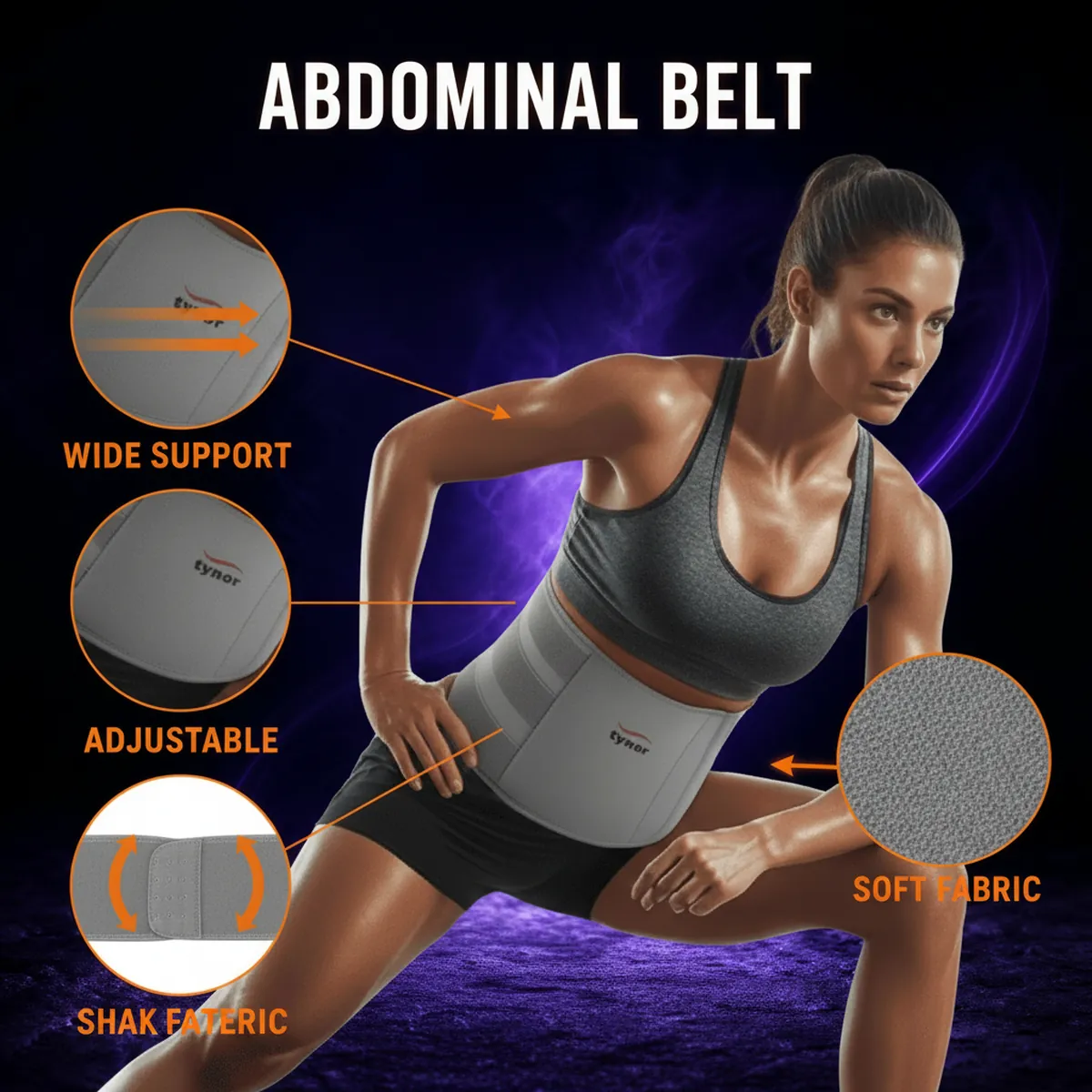 Tynor Abdominal Belt by AlphagearX BD for postpartum and core support in Bangladesh.