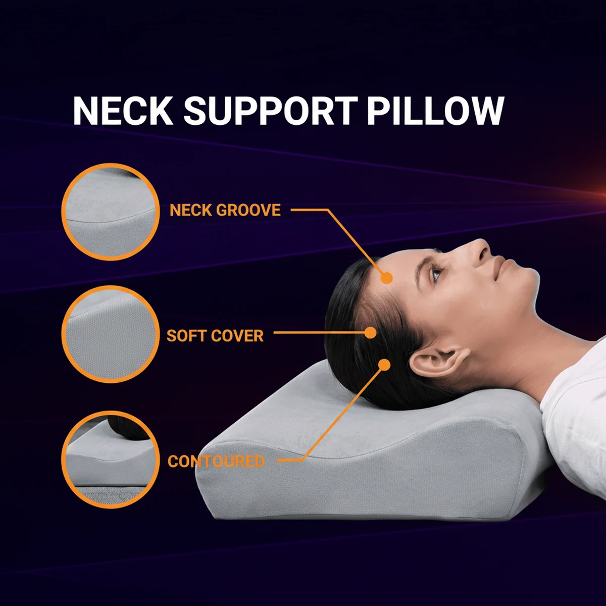 Tynor Cervical Pillow by AlphagearX BD for Neck Pain Relief and Optimal Sleep Posture in Bangladesh.
