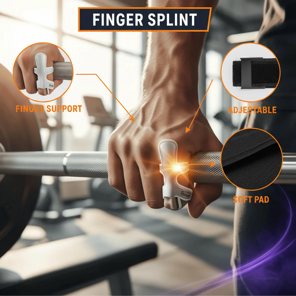 Tynor Frog Finger Splint by AlphagearX BD for Finger Injury Recovery in Bangladesh.